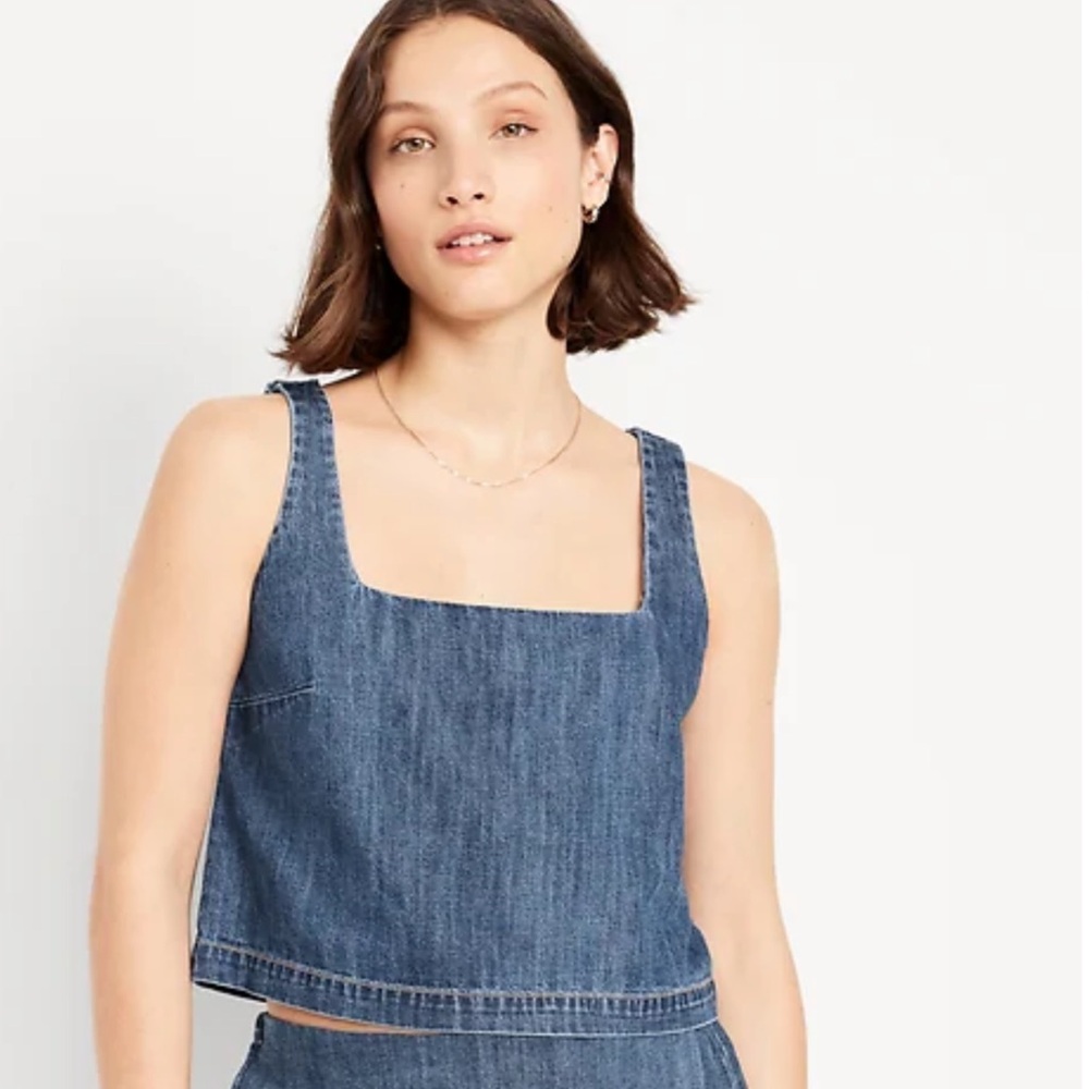 NWT denim tank